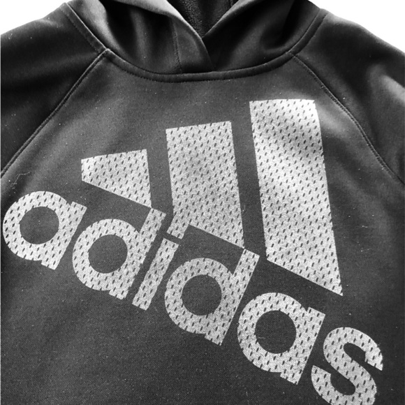 Adidas Hoodie Pullover Youth Size S 7/8 Warm Soft Beautiful Condition - Picture 3 of 6